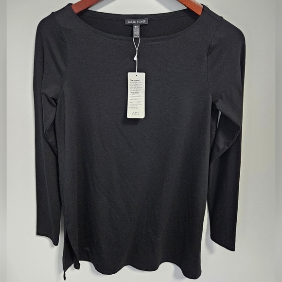 Eileen Fisher Relaxed Fit Long Sleeve - Size US XXS - NWT - Picture 3 of 8